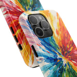Vibrant Abstract Paint Explosion Impact Phone Case  Shamo's