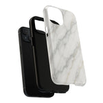 Classic White Marble iPhone Case with MagSafe - Shamo's