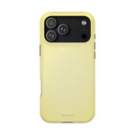 Baby Yellow Solid Color MagSafe Compatible Impact-Resistant Phone Case | Slim Protective Cover