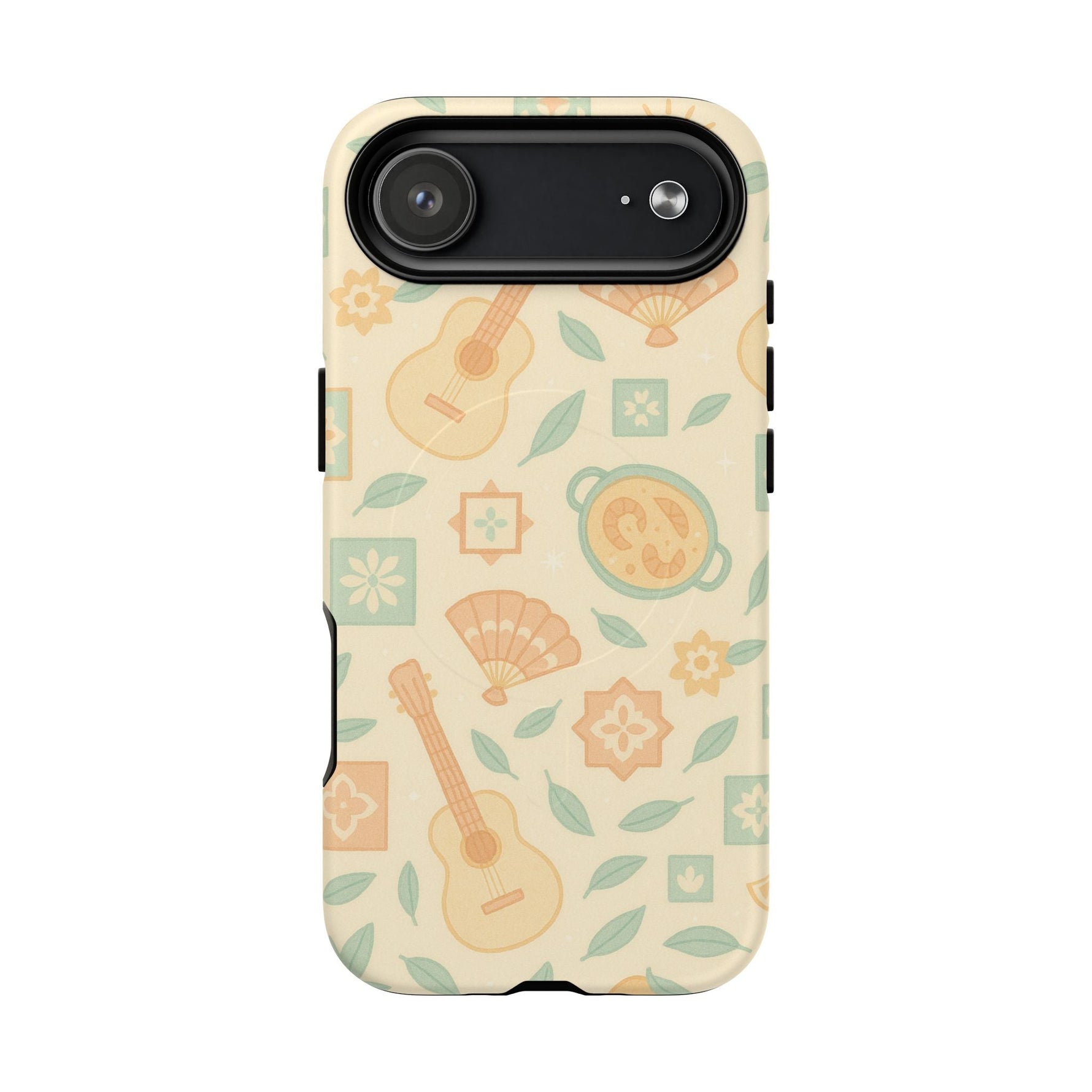 Spain hand-drawn Floral Summer Beach Vibes iPhone Case with MagSafe  Shamo's iPhone 17 Air / Matte