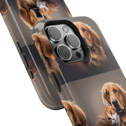 MagSafe Tough Cases cat and dog playing together