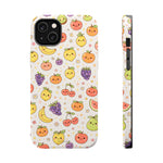 Cute Kawaii Fun Fruit Pattern Magnetic Impact-Resistant iPhone Case with MagSafe Compatibility