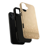 Gold Glitter Holiday iPhone Case — MagSafe-Compatible Design  Shamo's