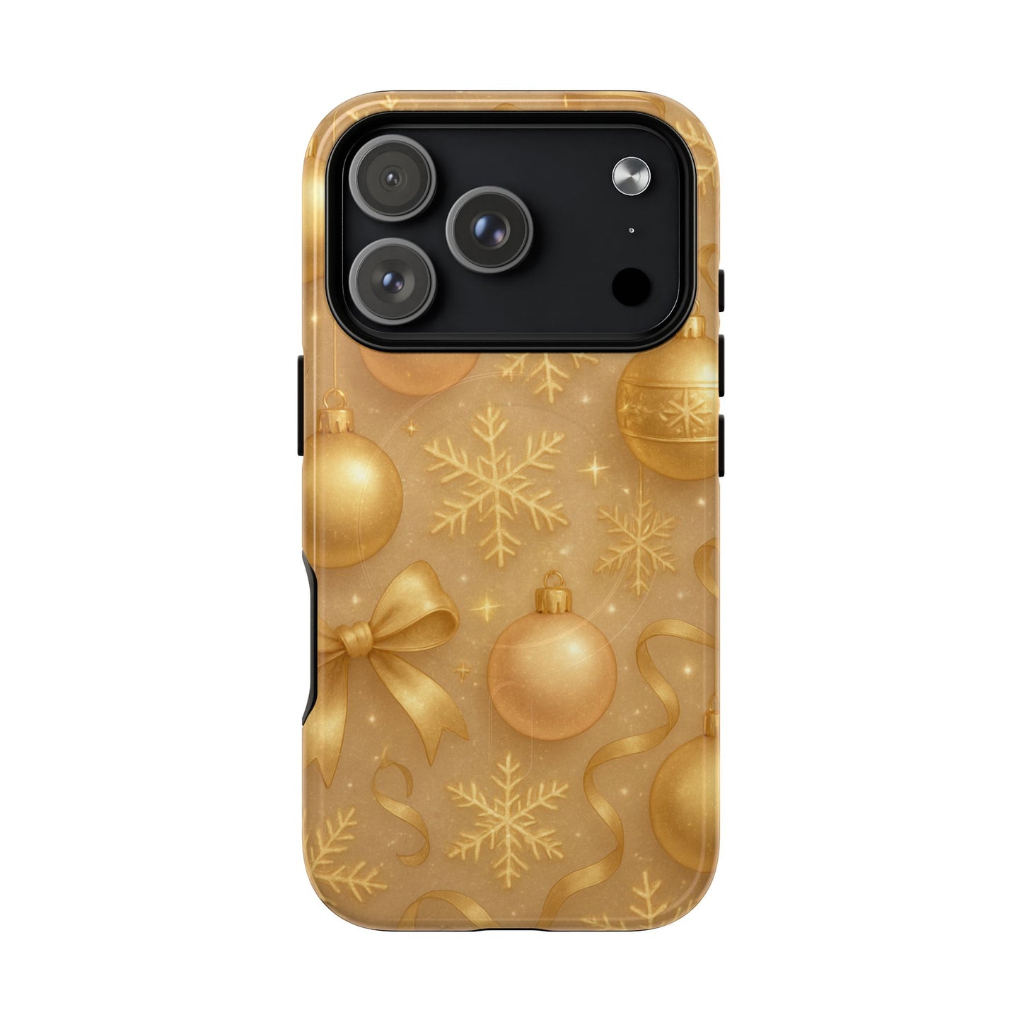 Holiday Gold Ornament iPhone Case | Compatible with MagSafe - Shamo's