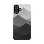 Monochrome Mountain Design iPhone Case | MagSafe