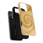 Luxury Series Swirl Gold iPhone Case compatible with MagSafe  Shamo's