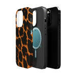 Leopard Print Impact-Resistant iPhone Case with MagSafe Compatibility  Shamo's