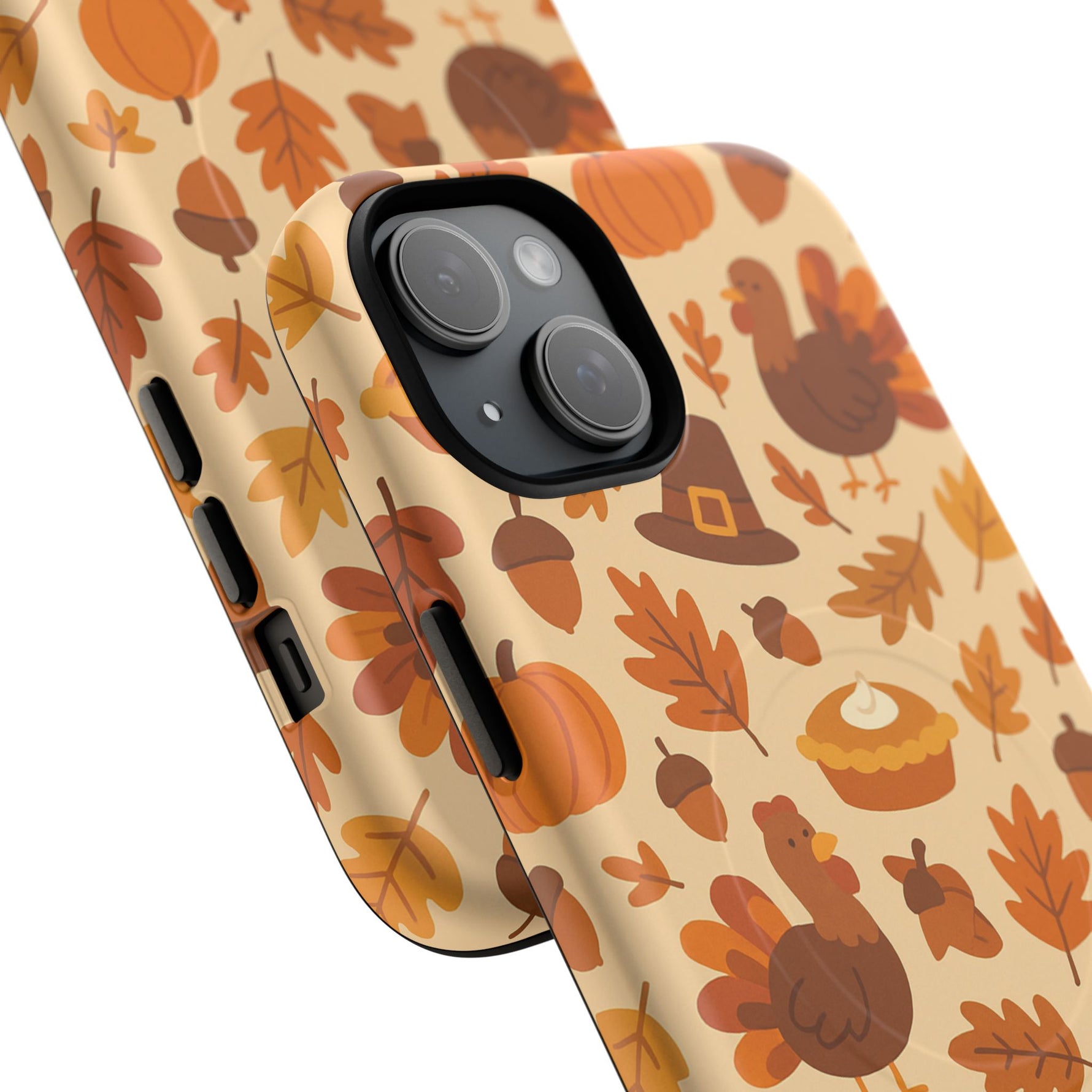 Thanksgiving-Themed Tough Magnetic iPhone Case | Compatible with MagSafe - Shamo's
