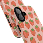 Strawberry Pattern Magnetic Phone Case | Berry Sweet Love - Shamo's