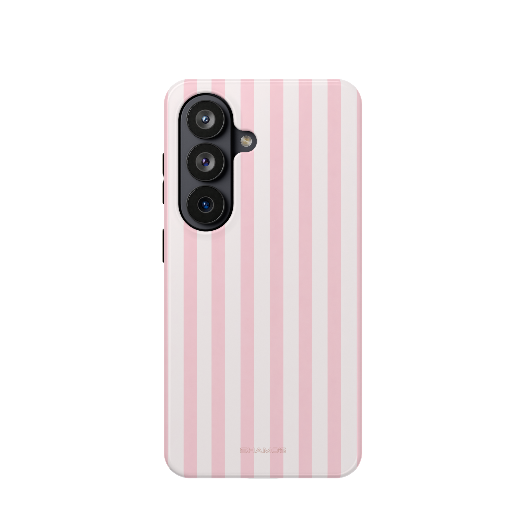 Pink Stripe Impact-Resistant Phone Case | MagSafe
