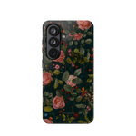 Realistische iPhone-Hülle mit Rosenmuster und MagSafe-Anschluss