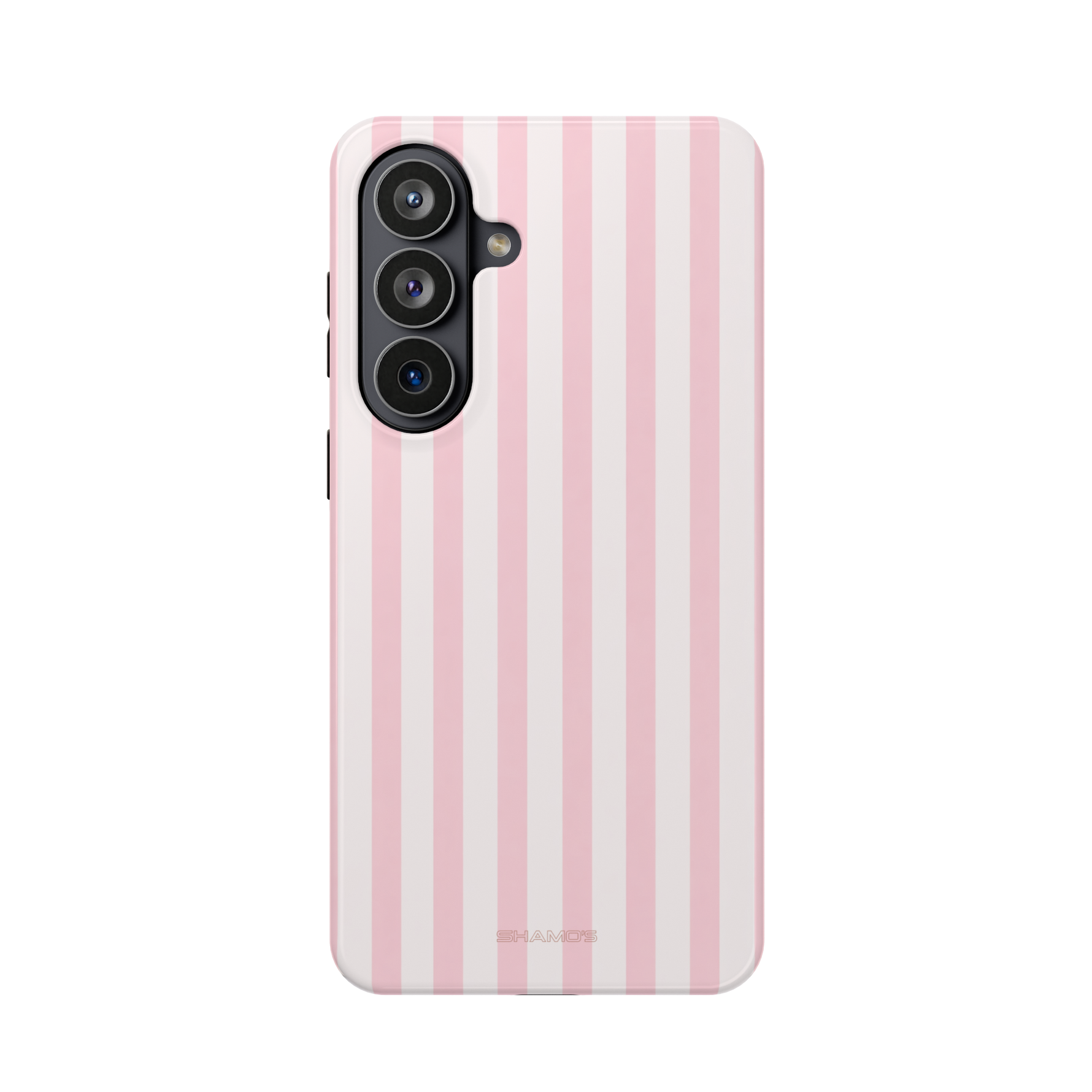 Pink Stripe Impact-Resistant Phone Case | MagSafe