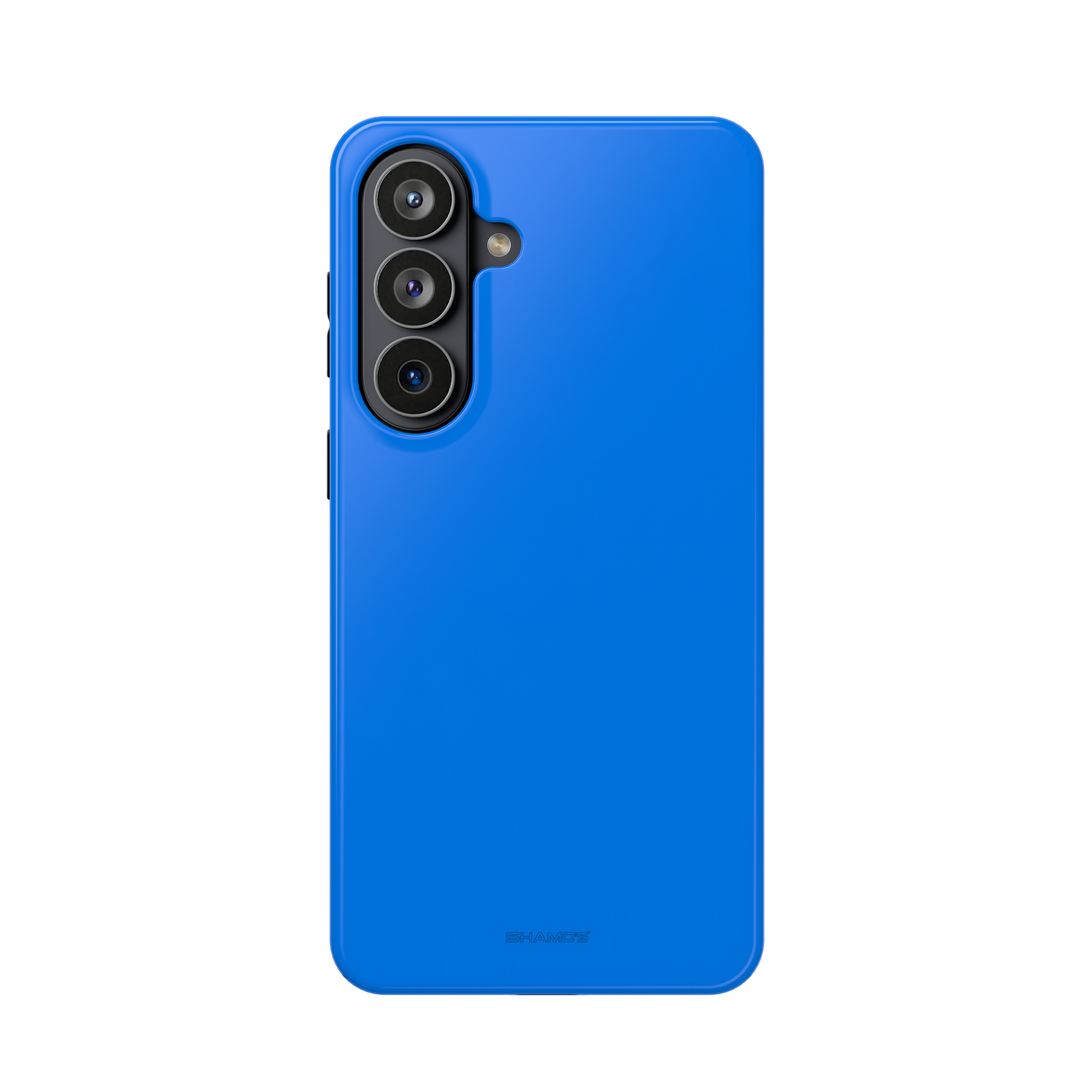 Cobalt Pop Blue Solid Color Impact-Resistant iPhone Case | Slim Shockproof MagSafe-Compatible