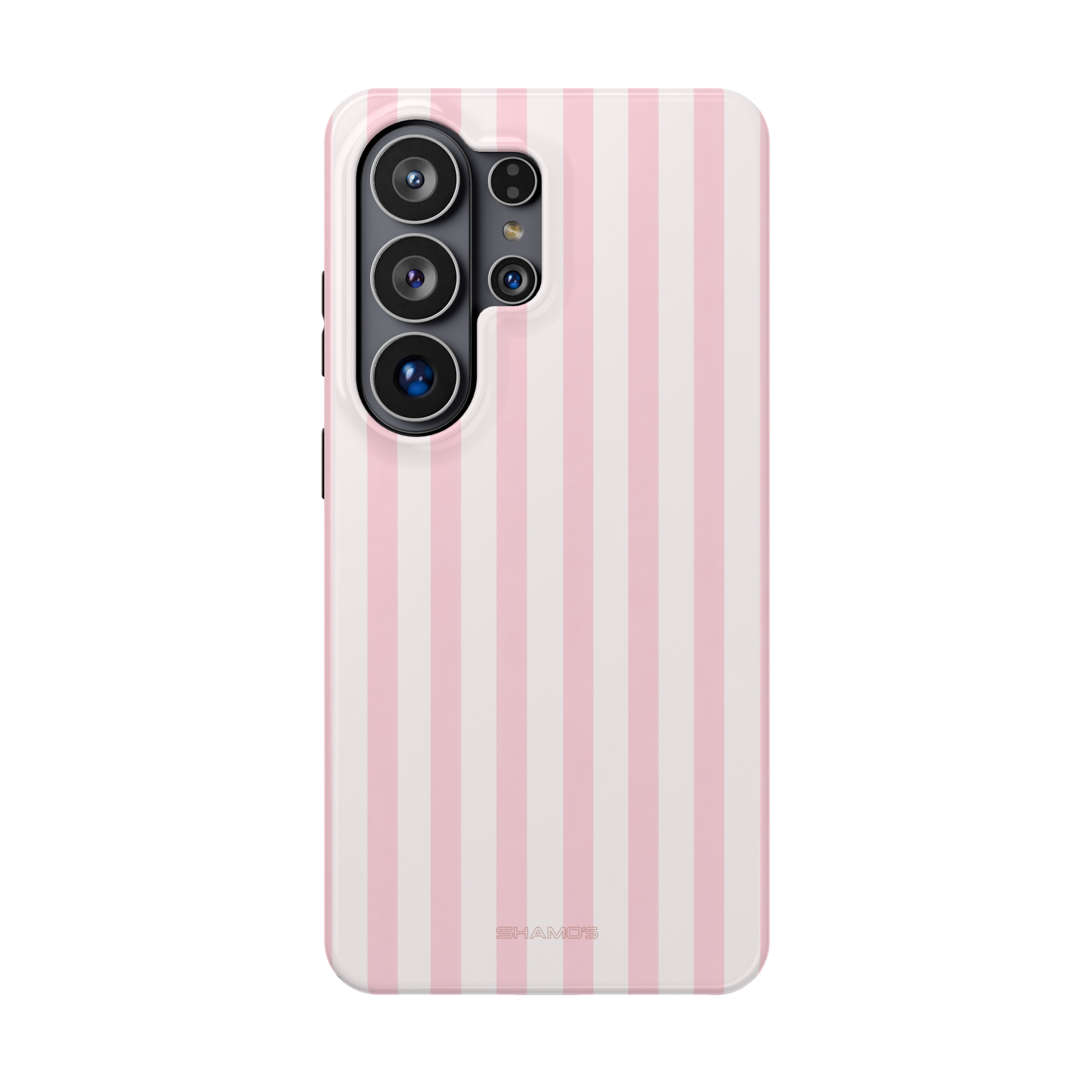 Pink Stripe Impact-Resistant Phone Case | MagSafe