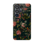 Realistische iPhone-Hülle mit Rosenmuster und MagSafe-Anschluss