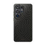 Black Circuit Board Design iPhone Case | MagSafe