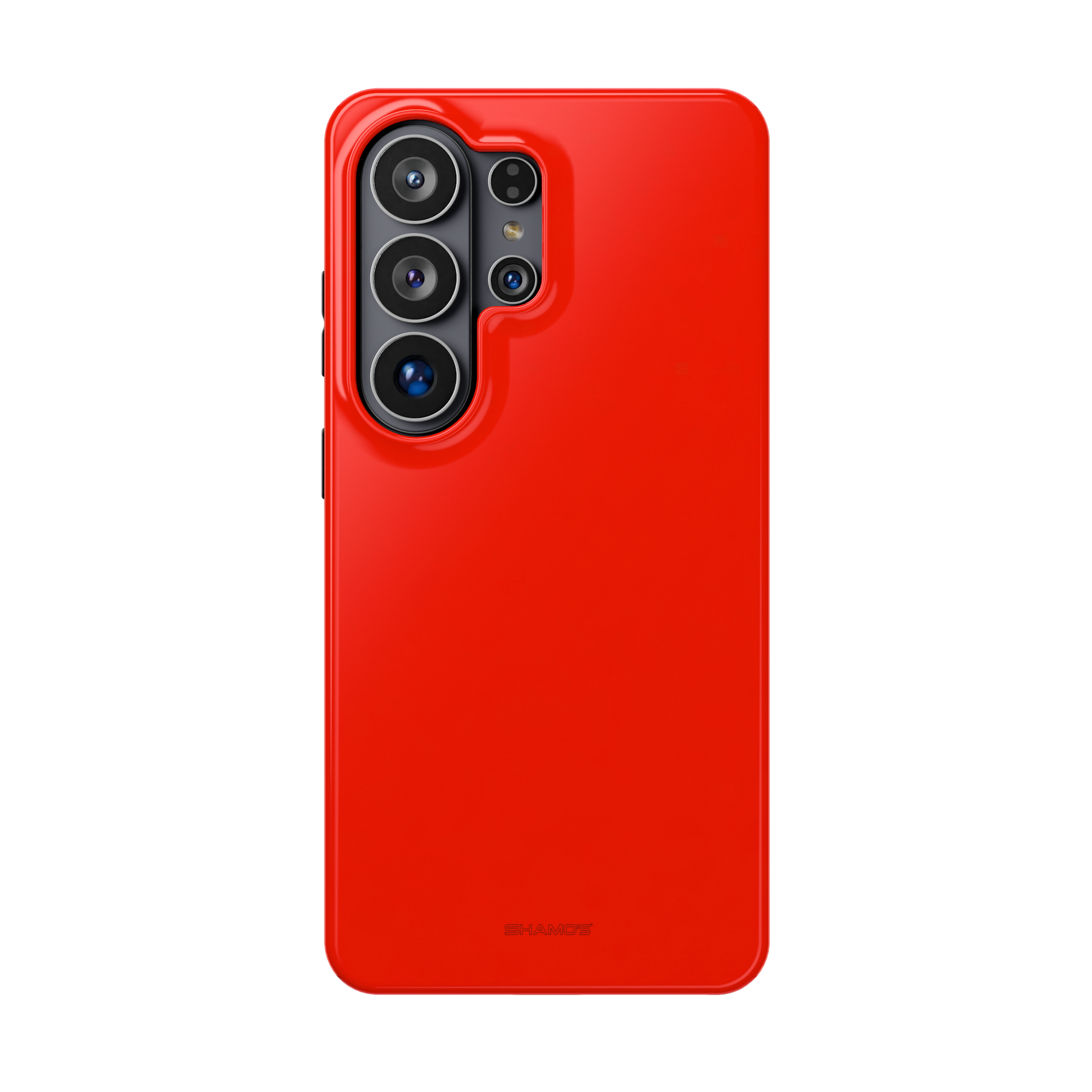 Electric Red Solid Color MagSafe Compatible Impact-Resistant iPhone Case | Slim Protective Cover