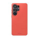 Coral Flame (Red) Solid Color MagSafe Compatible Impact-Resistant iPhone Case | Slim Magnetic Protective Cover - Samsung Galaxy S26 Ultra / Glossy - Shamo's