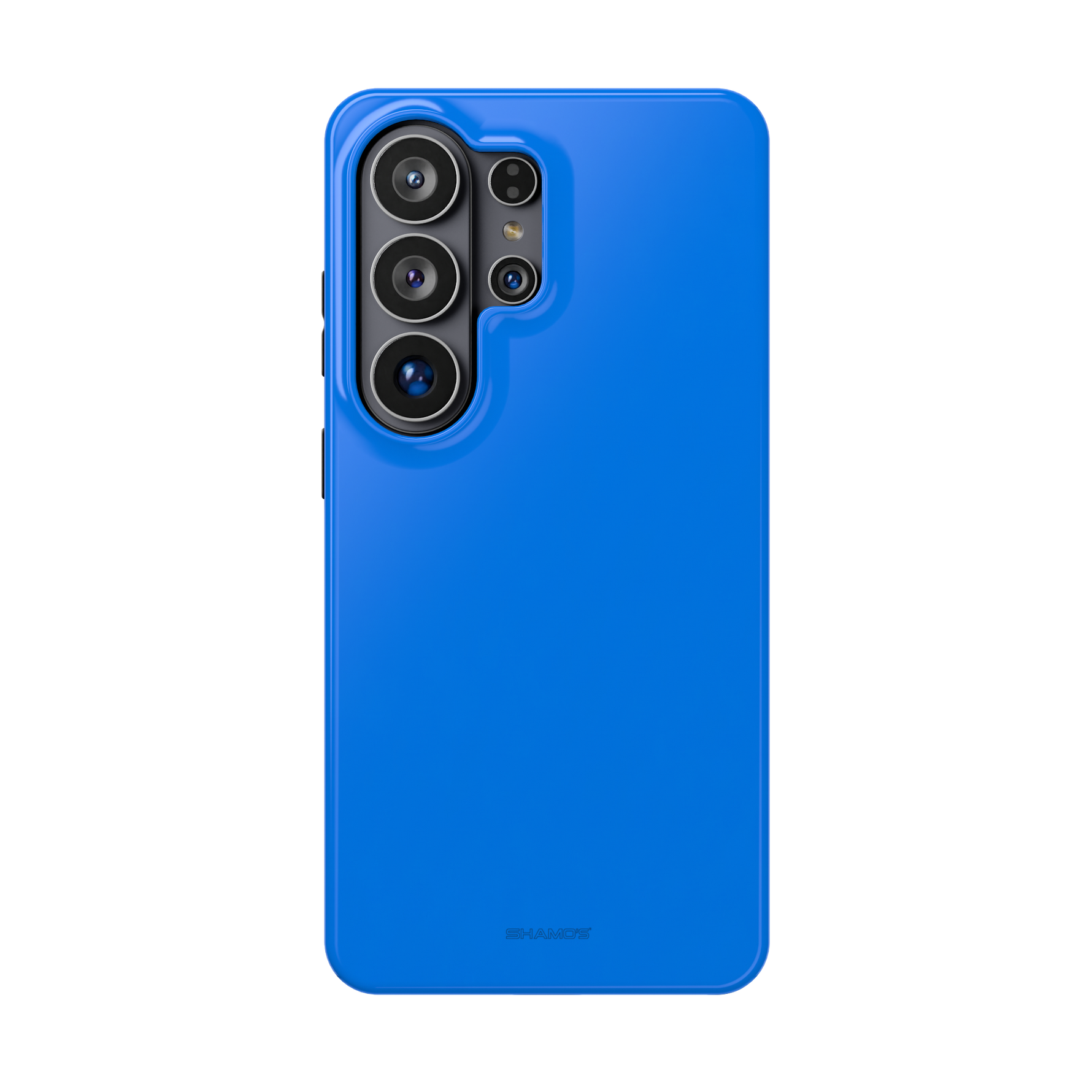 Cobalt Pop Blue Solid Color Impact-Resistant iPhone Case | Slim Shockproof MagSafe-Compatible