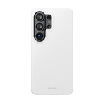 White Solid Color MagSafe Compatible Impact-Resistant Phone Case