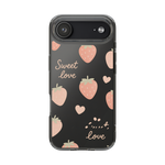 Sweet Love Strawberry Clear Phone Case | MagSafe - iPhone 17 Pro / Without gift packaging - Shamo's