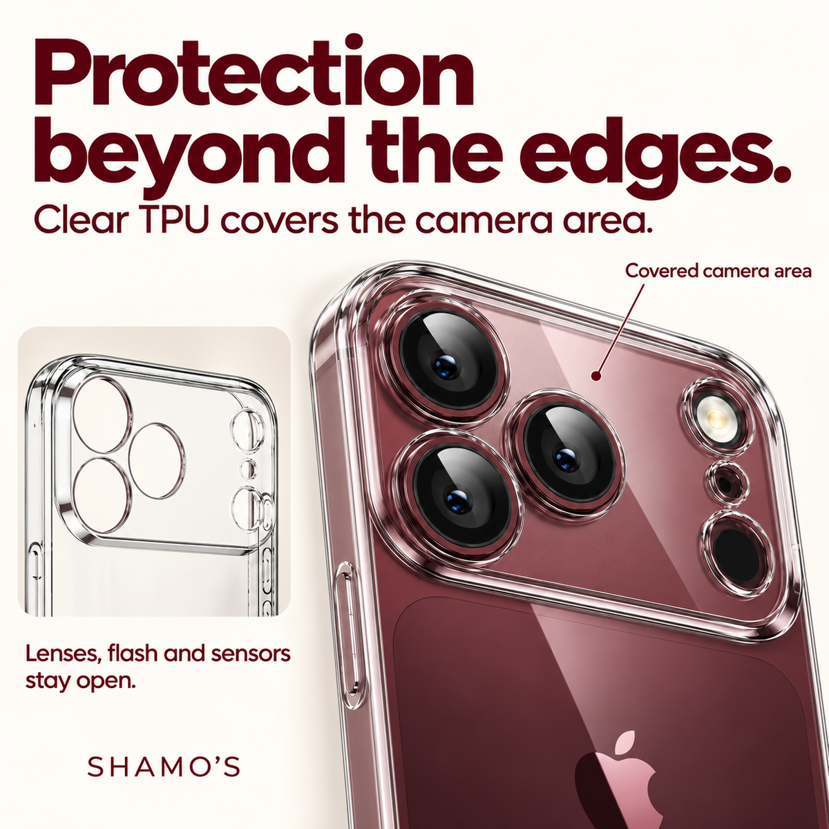 iPhone 17 Cases Clear, Soft, TPU, Flexible
