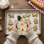 Baking gingerbread cookies
