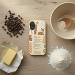 Baking ingredients flat lay