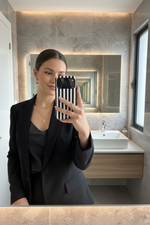 Bathroom mirror selfie