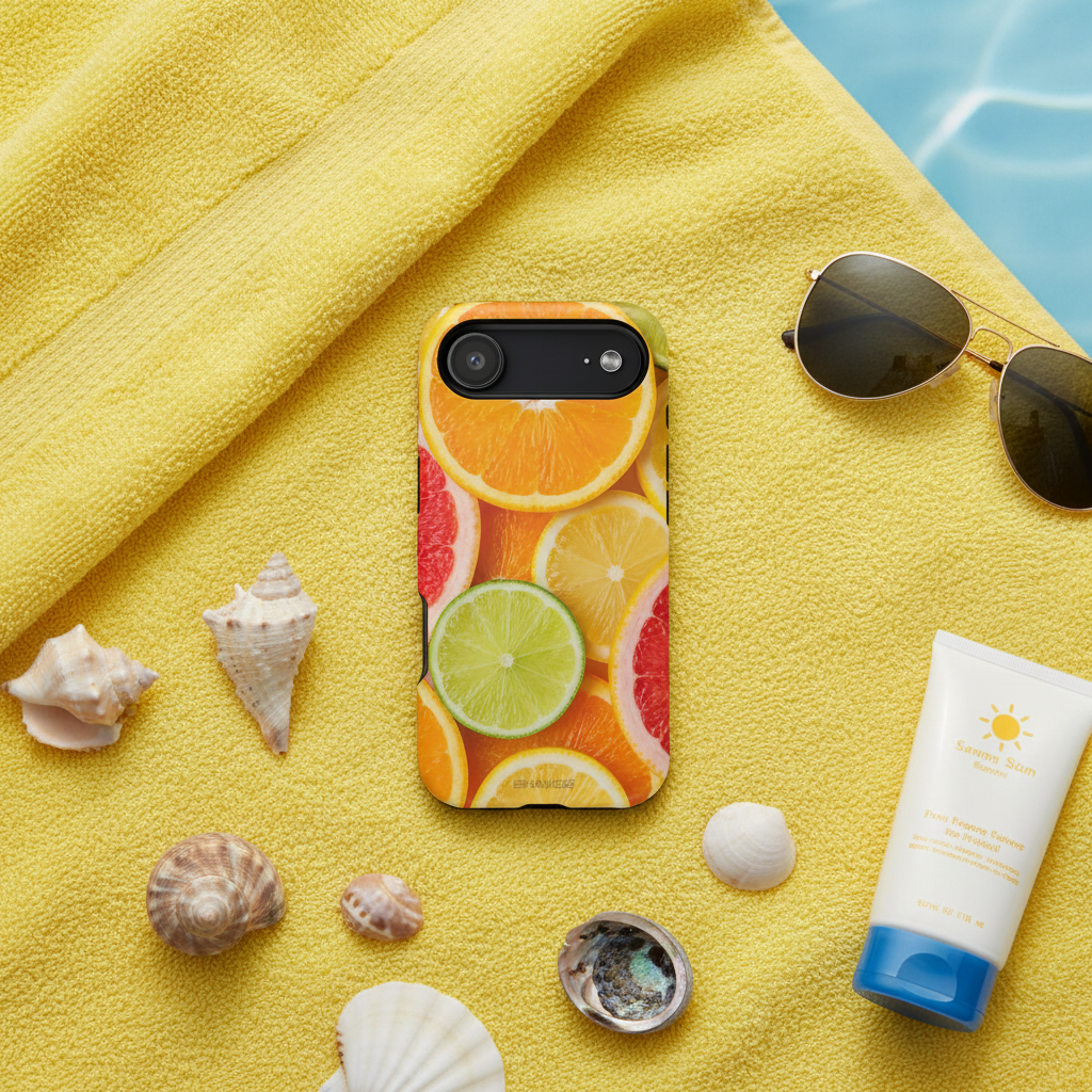 Beach Towel Flat Lay