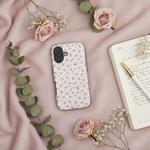 Blush blanket flat lay