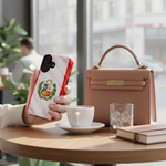 Café moment with Peruvian flag case