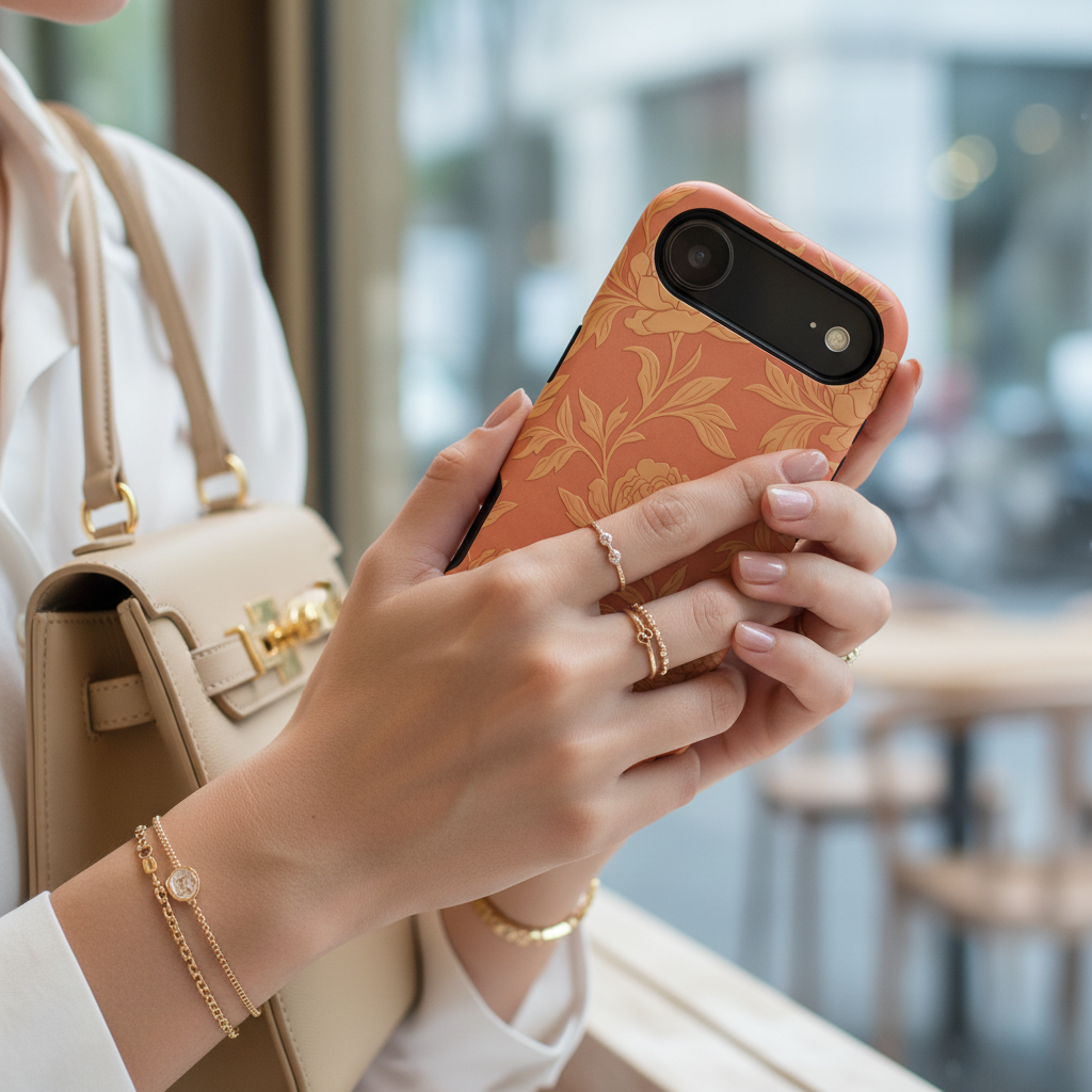 Carrying handbag with case