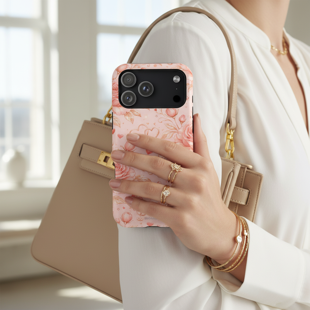 Carrying handbag with case