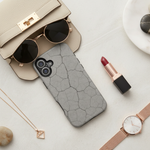 Designer handbag flatlay