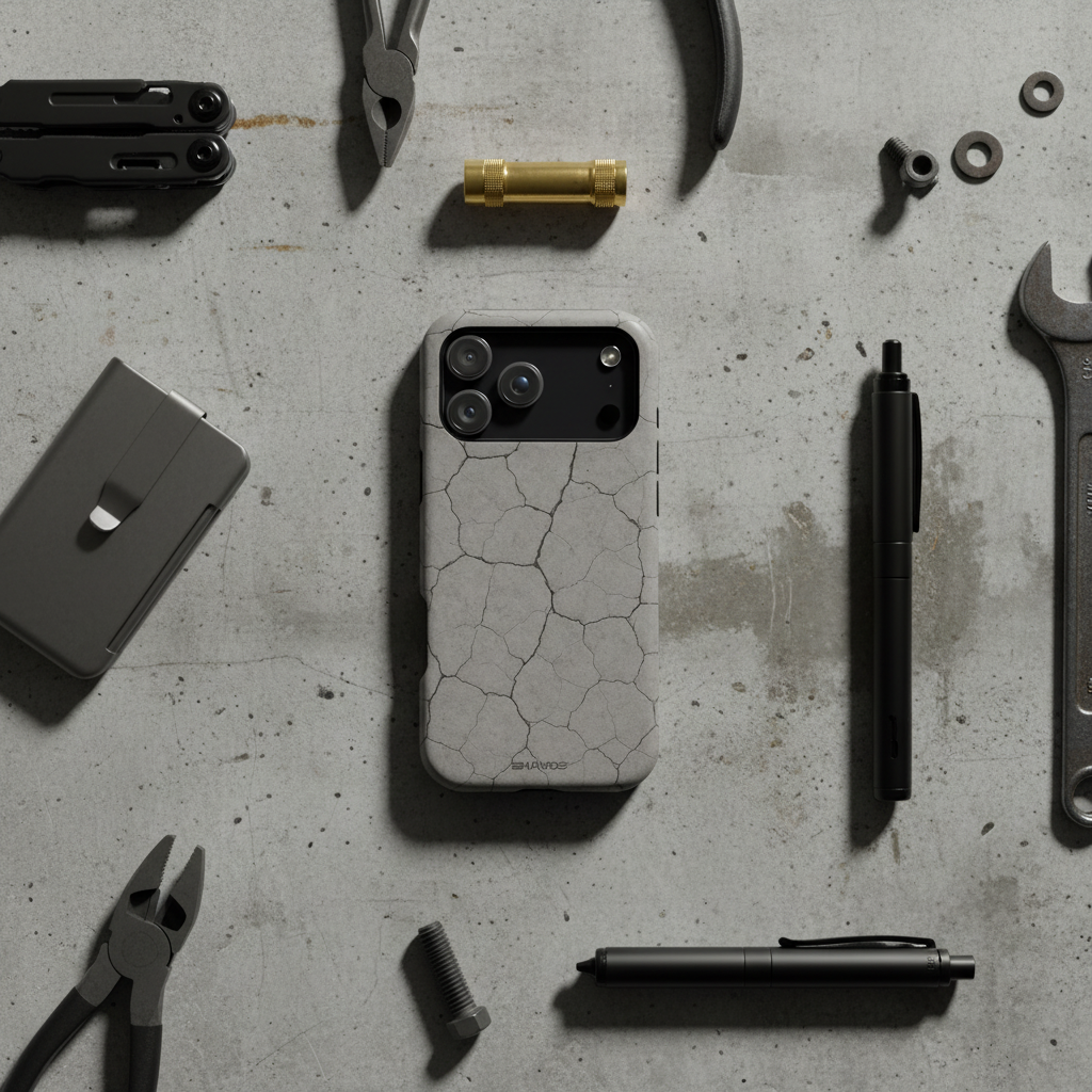 EDC tactical flatlay