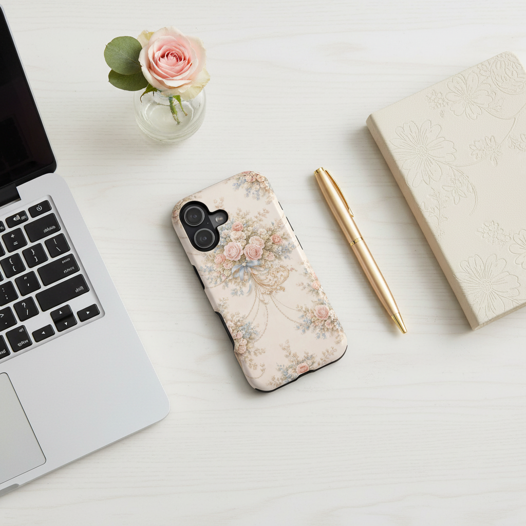 Feminine workspace lifestyle