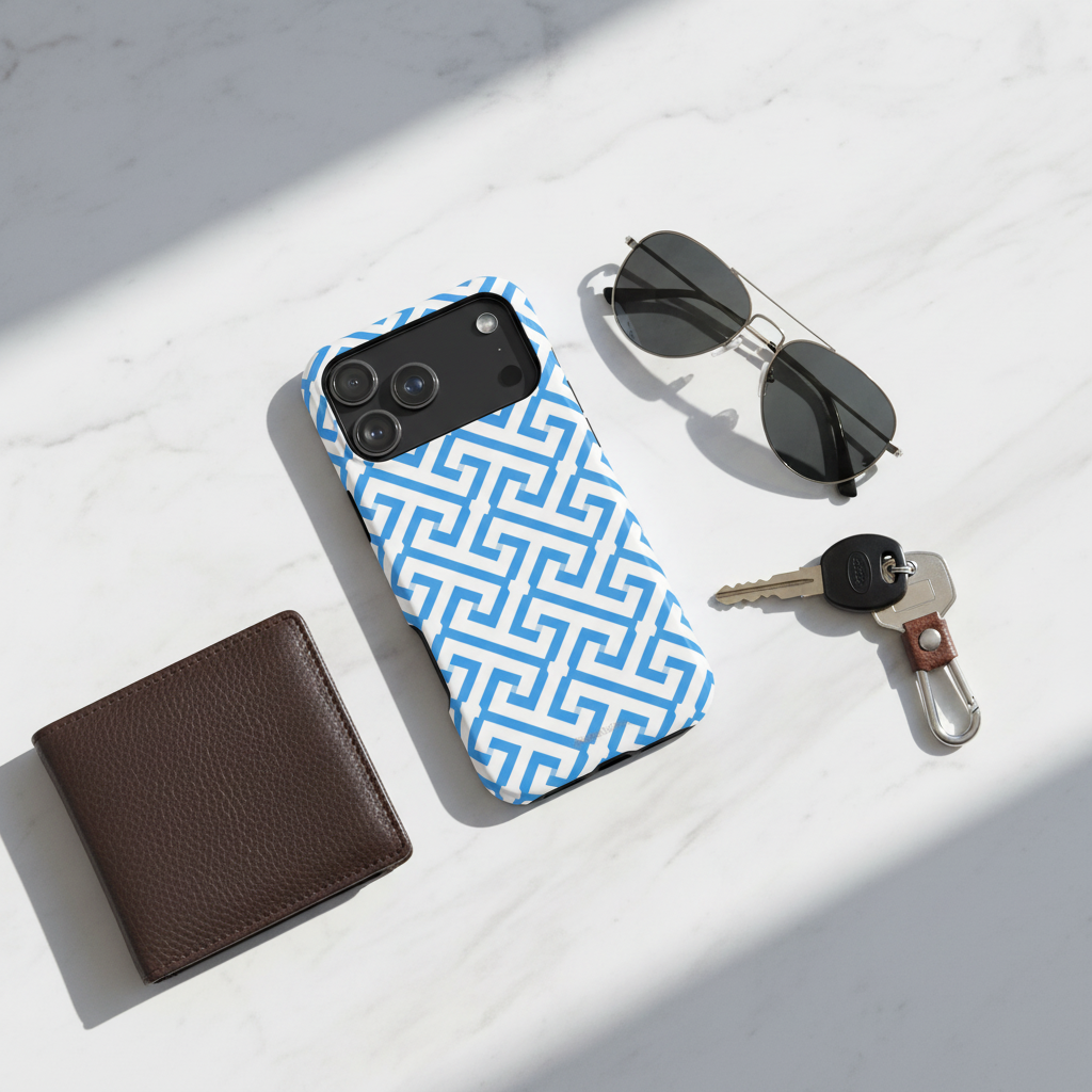 Flat lay with essentials