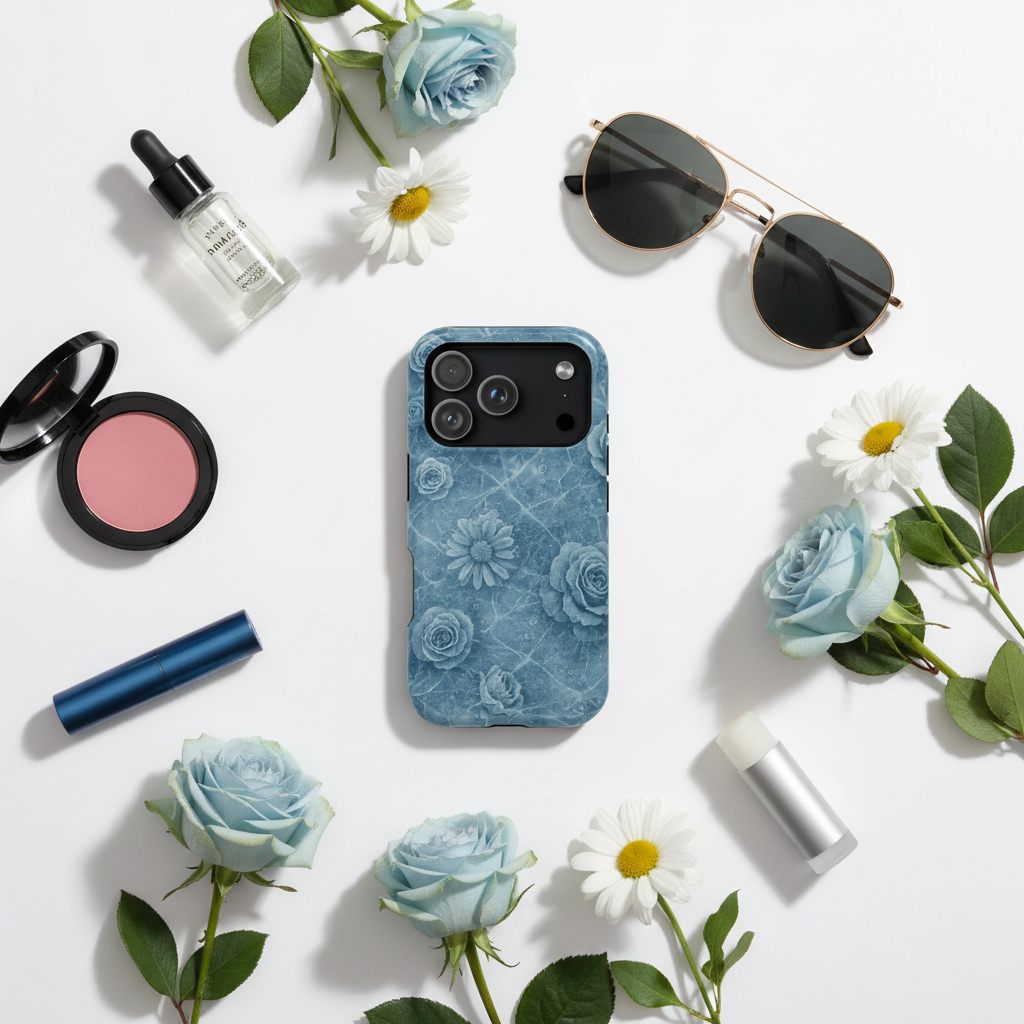 Flatlay with accessories