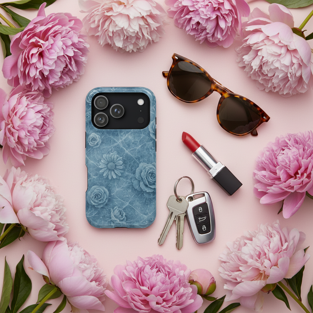 Flatlay with accessories