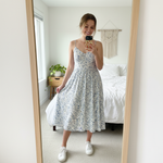 Full-length bedroom mirror selfie