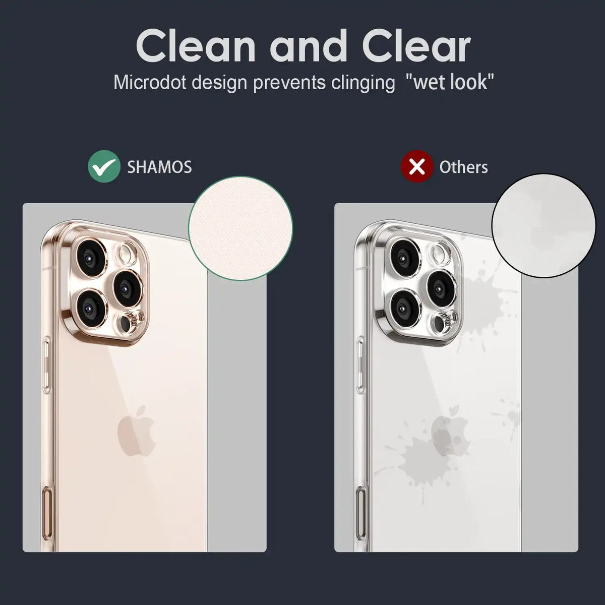 Clear case for iPhone 16 Series, Soft, TPU, Flexible - Shamo's #iphone-16-pro-max