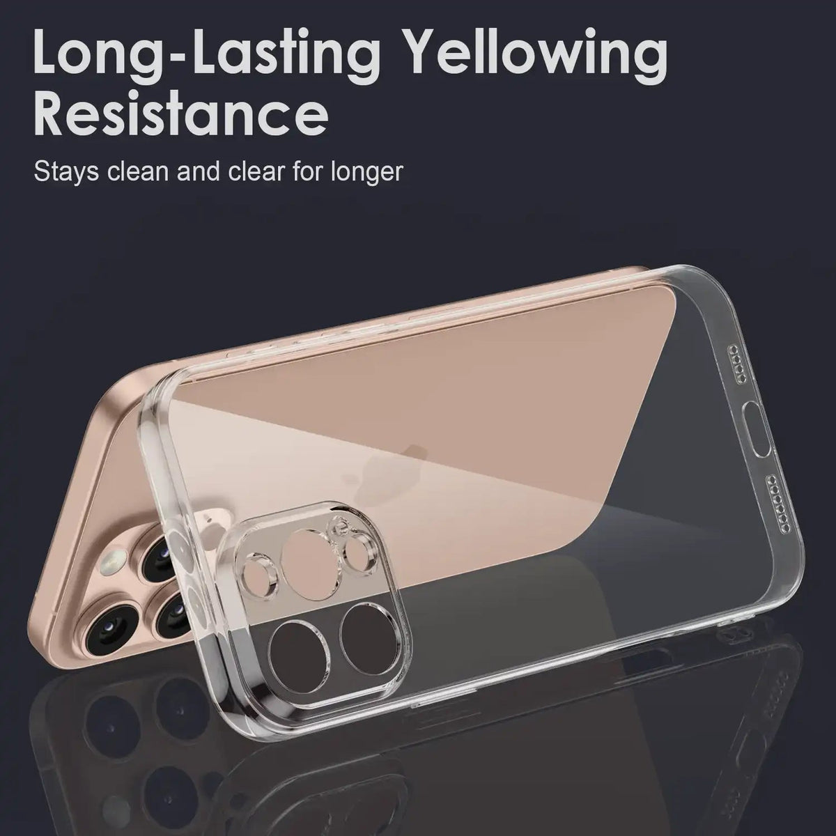 Clear case for iPhone 16 Series, Soft, TPU, Flexible - Shamo's #iphone-16-pro-max