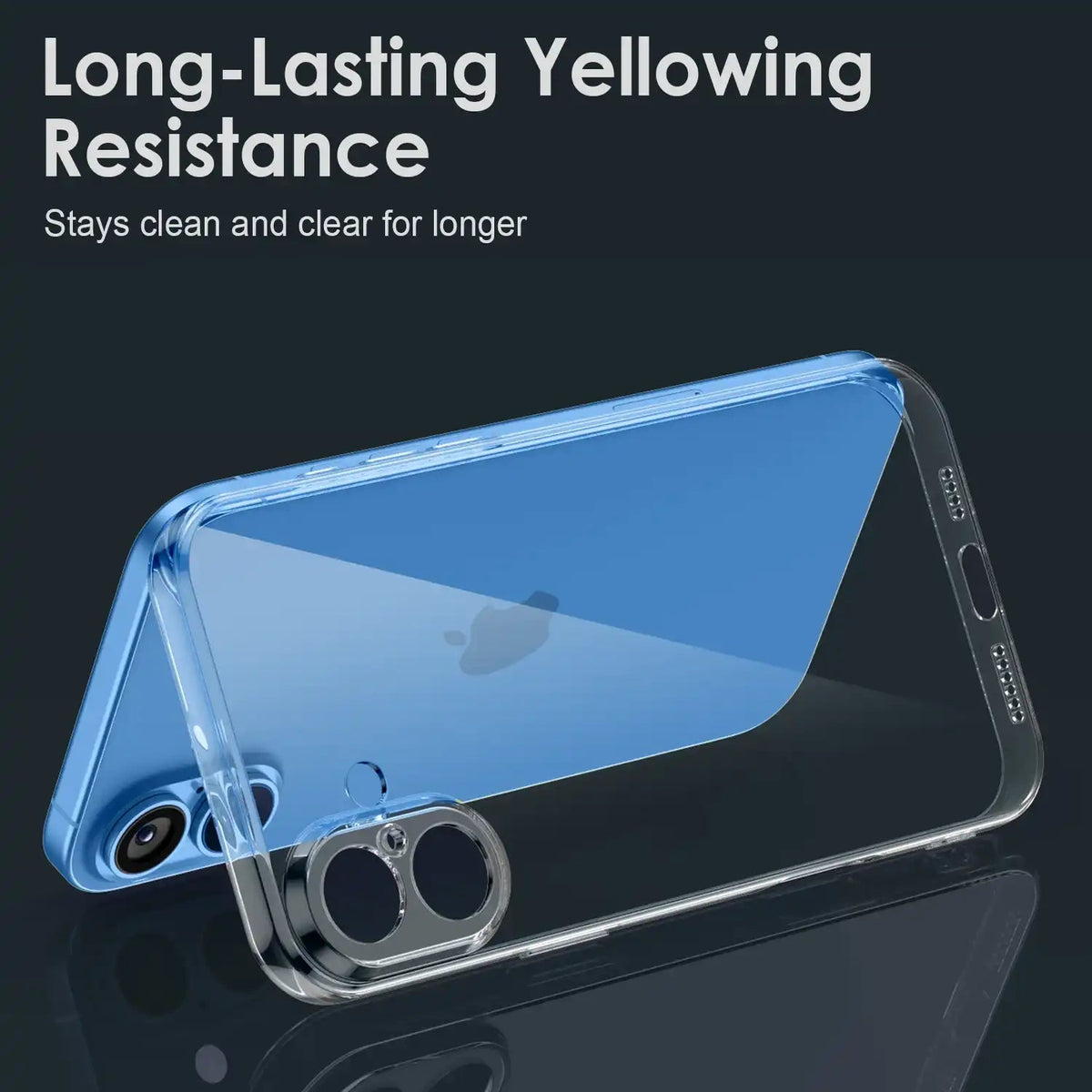 Clear case for iPhone 16 Series, Soft, TPU, Flexible - Shamo's #iphone-16-plus