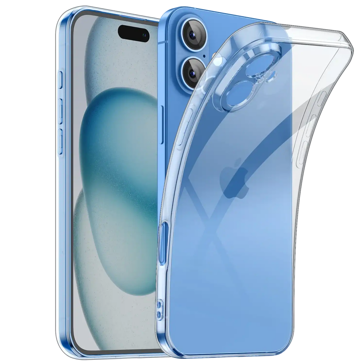 Clear case for iPhone 16 Series, Soft, TPU, Flexible #iphone-16