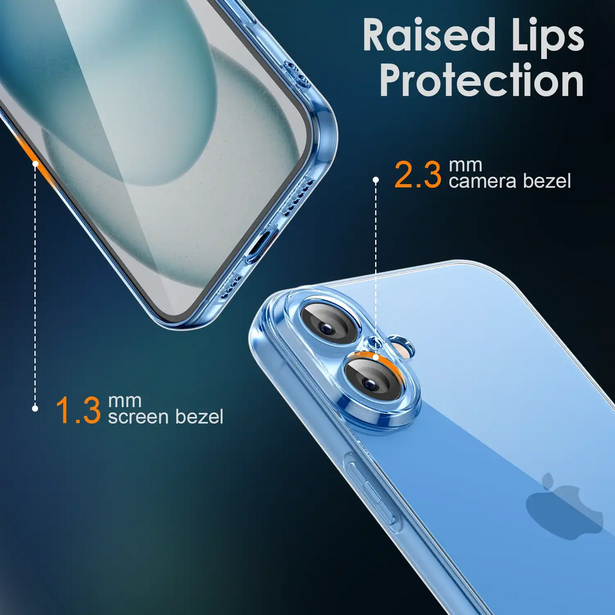 Clear case for iPhone 16 Series, Soft, TPU, Flexible #iphone-16-plus