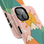 Mountain sunrise MagSafe case overlapping camera detail #iphone-15-plus
