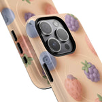 Fruitful 3D Strawberries Berries Tough Magnetic MagSafe Phone Case - iPhone 15 Pro - close view #iphone-15-pro