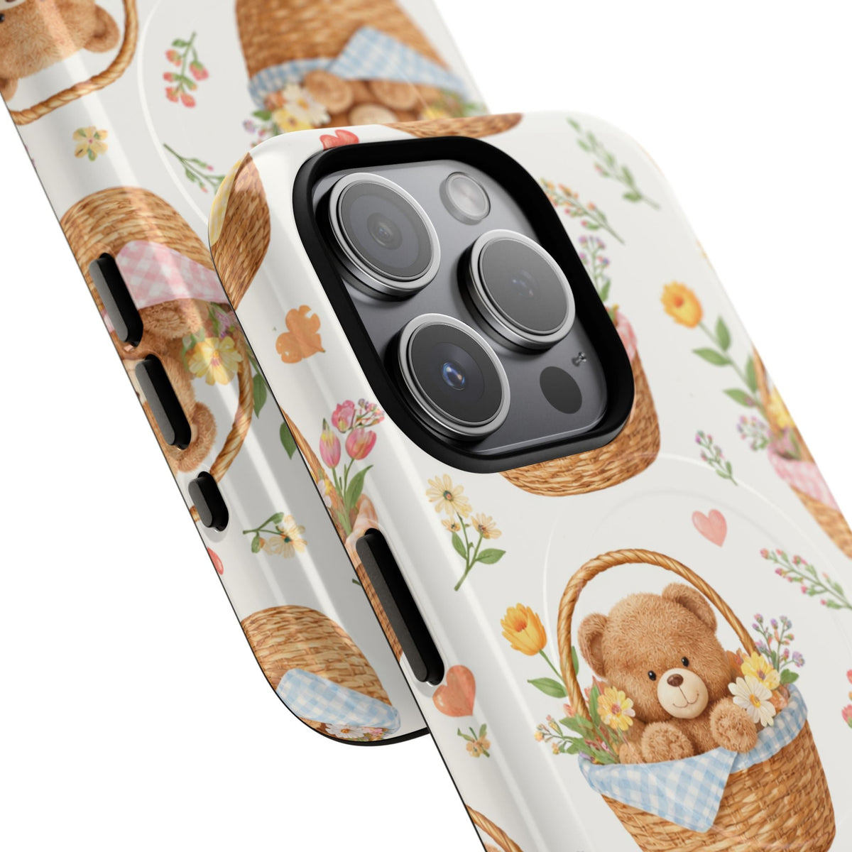 Close-up of overlapping teddy berry basket cases #iphone-16-pro-max