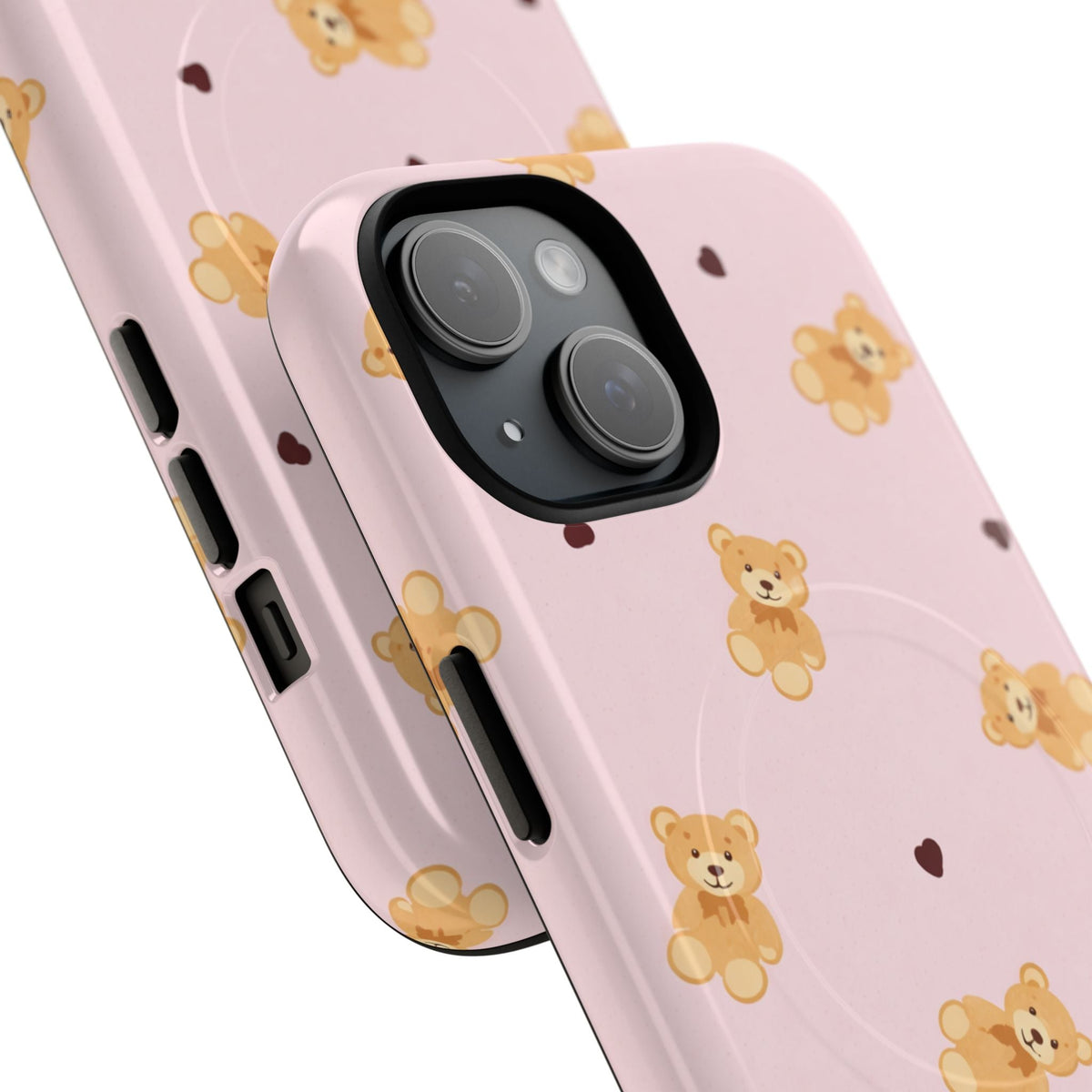 Teddy Bear in Love MagSafe Phone Case - iPhone 13 - close view #iphone-13